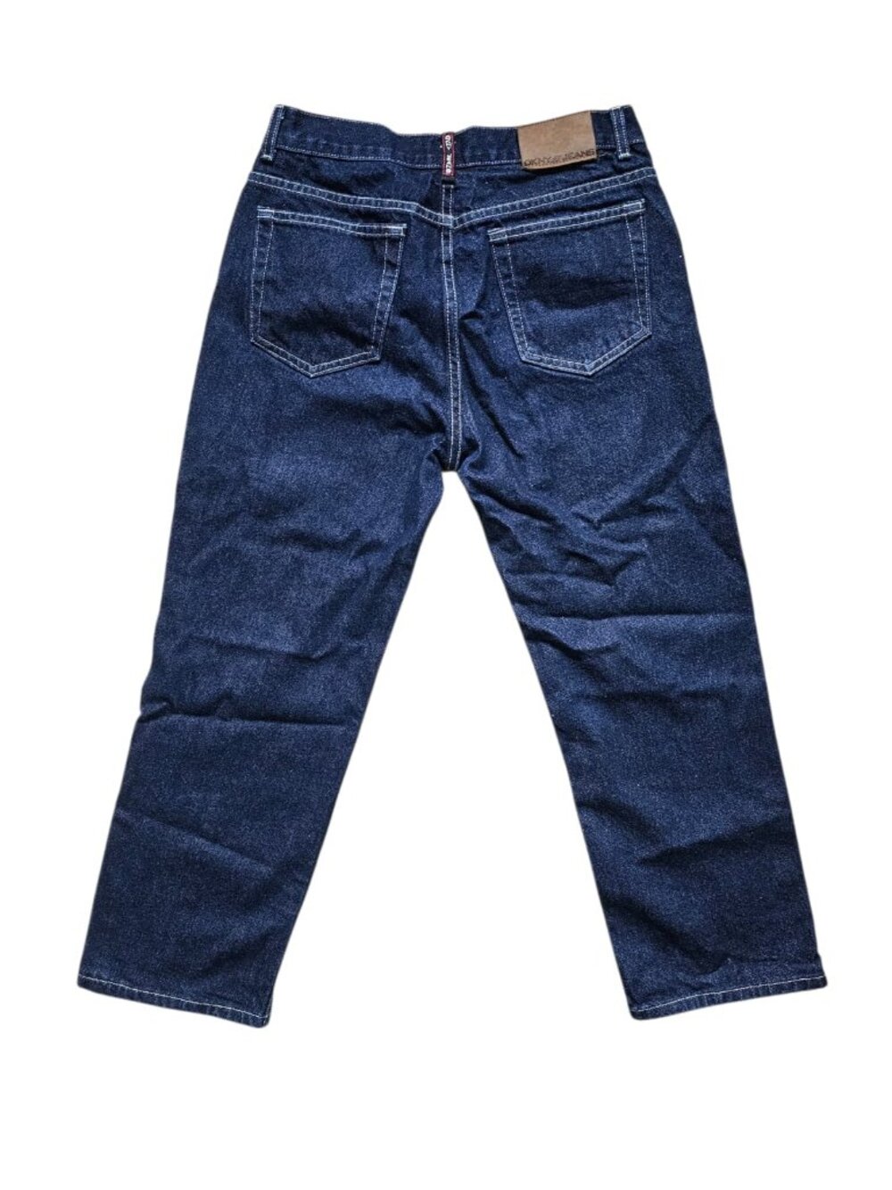 90s - 00s DKNY KCMU-1069 dark wash denim jeans . size 6 . made in USA
